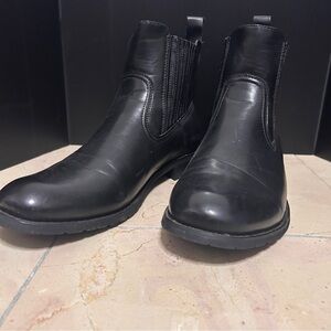 Elvis Style Men's Size 12 Ankle Boots Black Casual Wedding Business Office